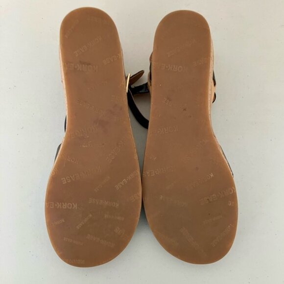 Kork-Ease Myrna Two-Tone Wedge Sandals - Picture 7 of 9